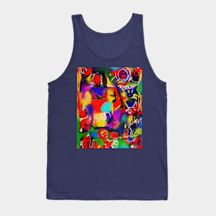 Venus Retrograde in Aries Abstract Tank Top